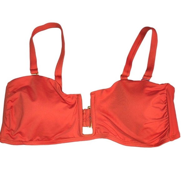 *Andie Swim Cartagena Bikini Bandeau Top Terracota Women's NEW - Picture 3 of 4
